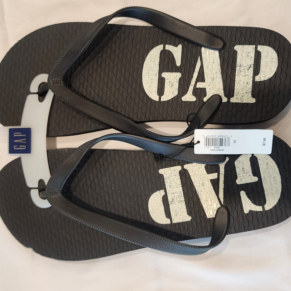 GAP Black Casual Flip Flops